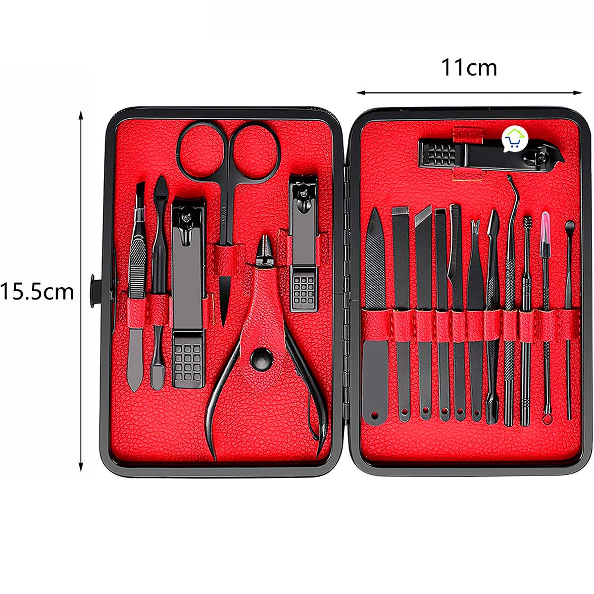 Miniatura 5 de Set Manicure Pedicura 18 Piezas JD018